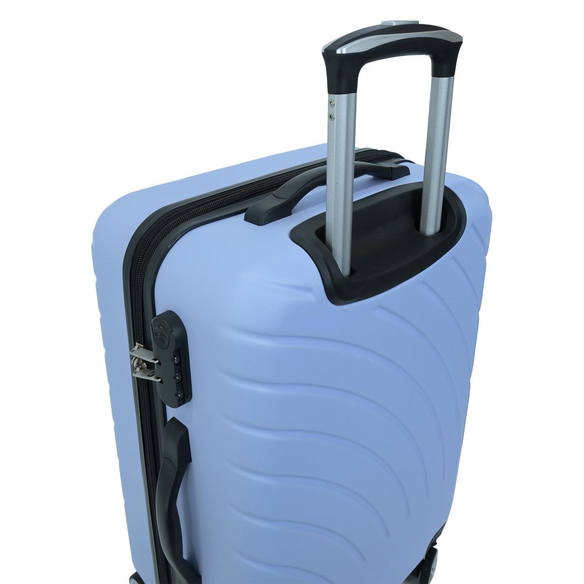 AIRPORT Valise rigide extensible violet 8 roues 60x41x25cm Rainbow