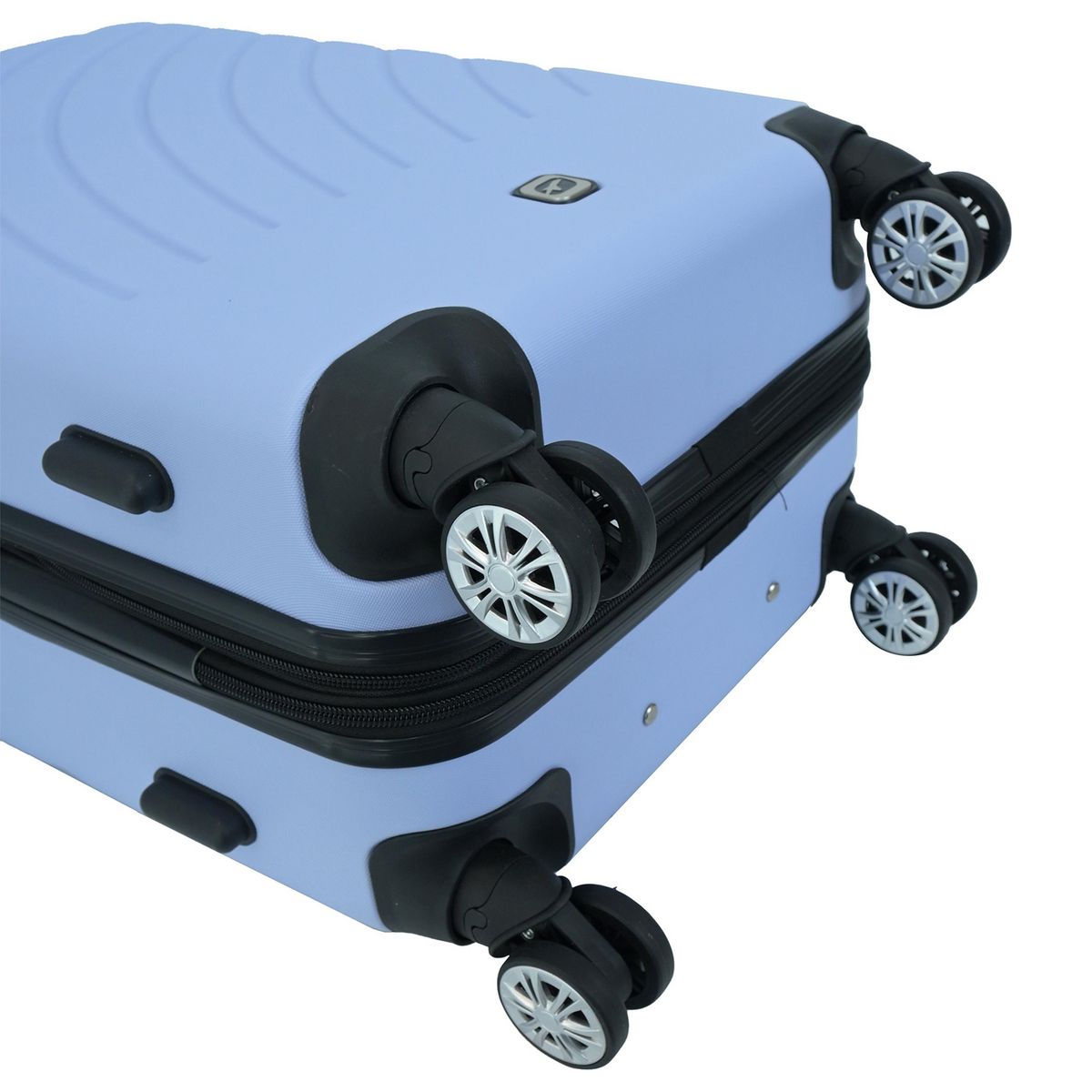 AIRPORT Valise rigide extensible violet 8 roues 60x41x25cm Rainbow