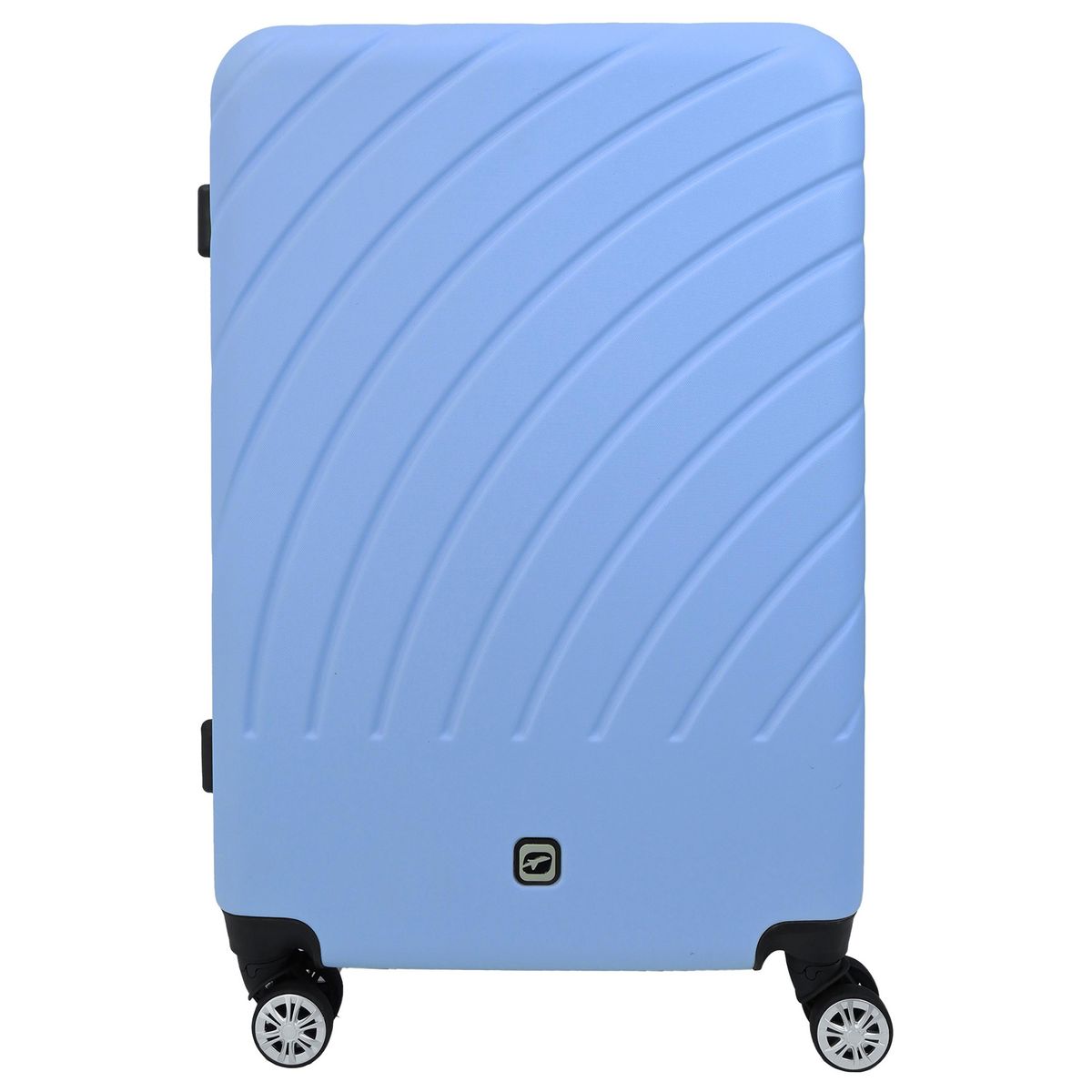 AIRPORT Valise rigide extensible ABS violet - 8 roues - 70x48x29cm - Rainbow