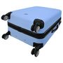 Voir la diapositive 3 : AIRPORT Valise rigide extensible ABS violet - 8 roues - 70x48x29cm - Rainbow
