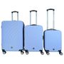 Voir la diapositive 5 : AIRPORT Valise rigide extensible ABS violet - 8 roues - 70x48x29cm - Rainbow