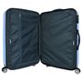 Voir la diapositive 6 : AIRPORT Valise rigide extensible ABS violet - 8 roues - 70x48x29cm - Rainbow