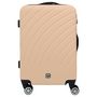 Voir la diapositive 1 : AIRPORT Valise rigide extensible rose 8 roues 60x41x25cm Rainbow