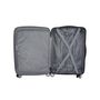 Voir la diapositive 6 : AIRPORT Valise rigide extensible ABS gris - 8 roues - 65x44x27cm - Zen