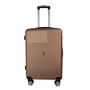 Voir la diapositive 3 : AIRPORT Valise rigide extensible ABS marron - 8 roues - 65x44x27cm - Zen