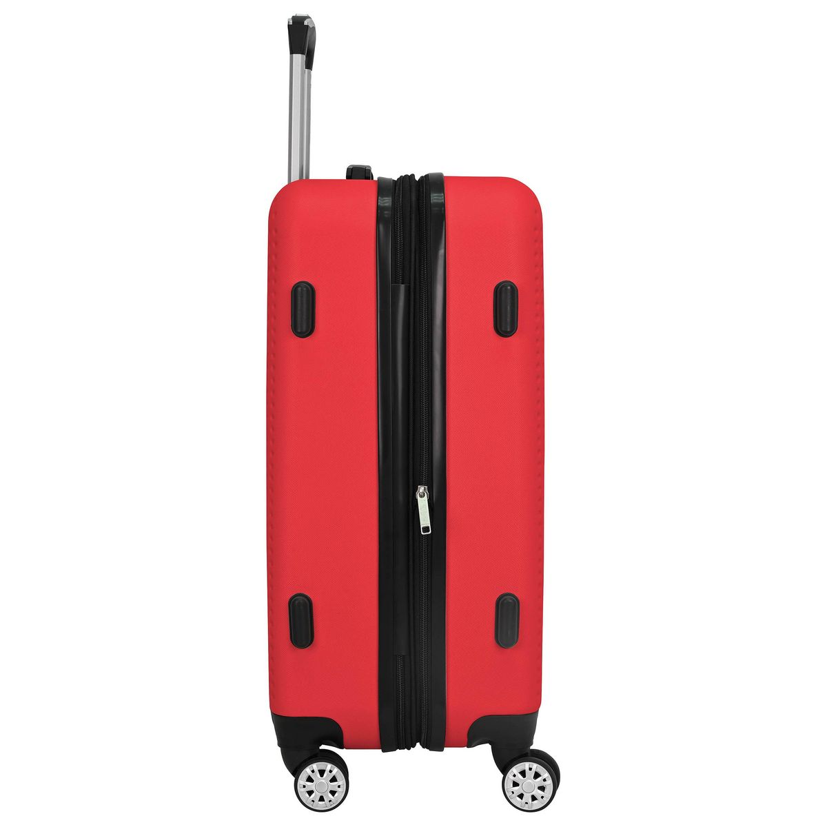 AIRPORT Valise rigide ABS rose 8 roues 65x42x26cm Dots