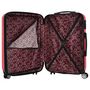 Voir la diapositive 7 : AIRPORT Valise rigide ABS rose 8 roues 65x42x26cm Dots