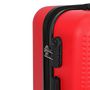 Voir la diapositive 8 : AIRPORT Valise rigide ABS rose 8 roues 65x42x26cm Dots