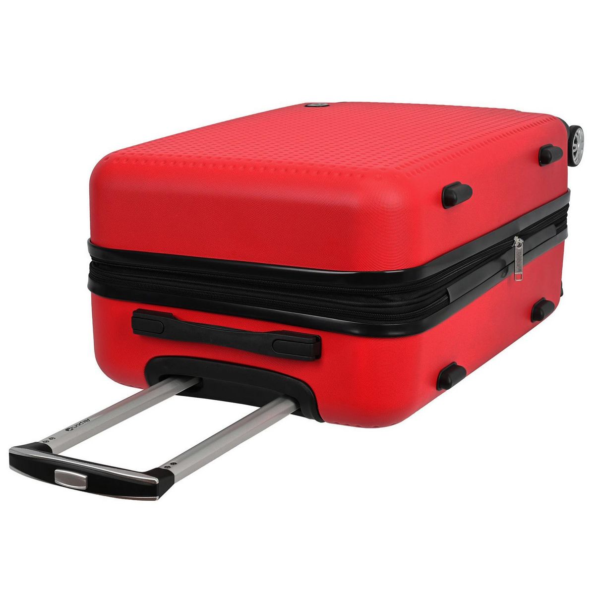 AIRPORT Valise rigide ABS rose 8 roues 65x42x26cm Dots