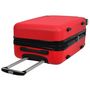 Voir la diapositive 4 : AIRPORT Valise rigide ABS rose 8 roues 65x42x26cm Dots