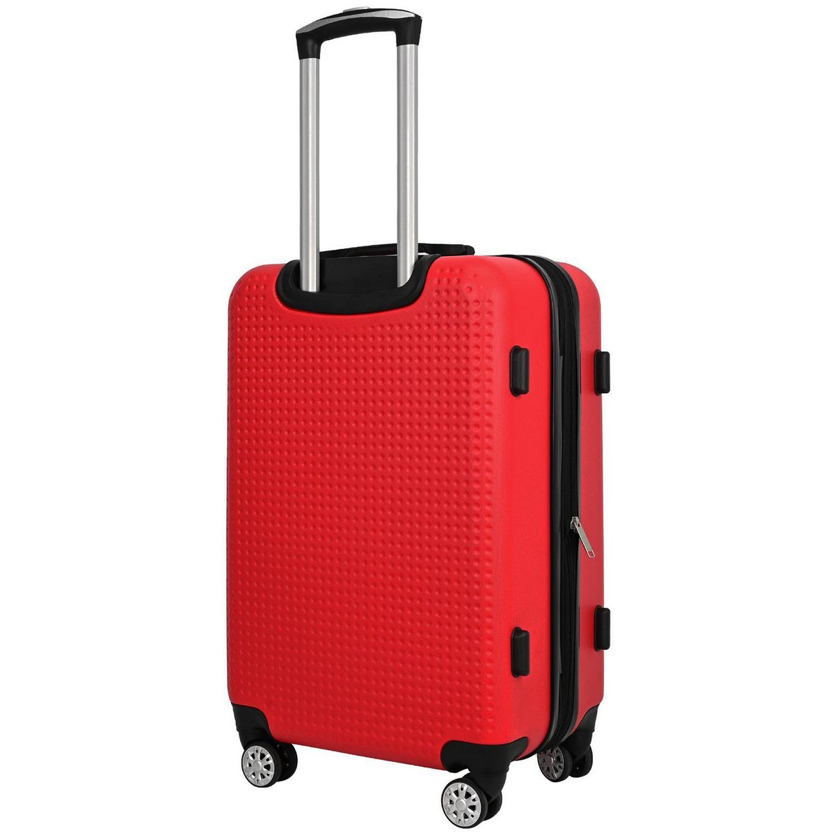 AIRPORT Valise rigide ABS rose 8 roues 65x42x26cm Dots