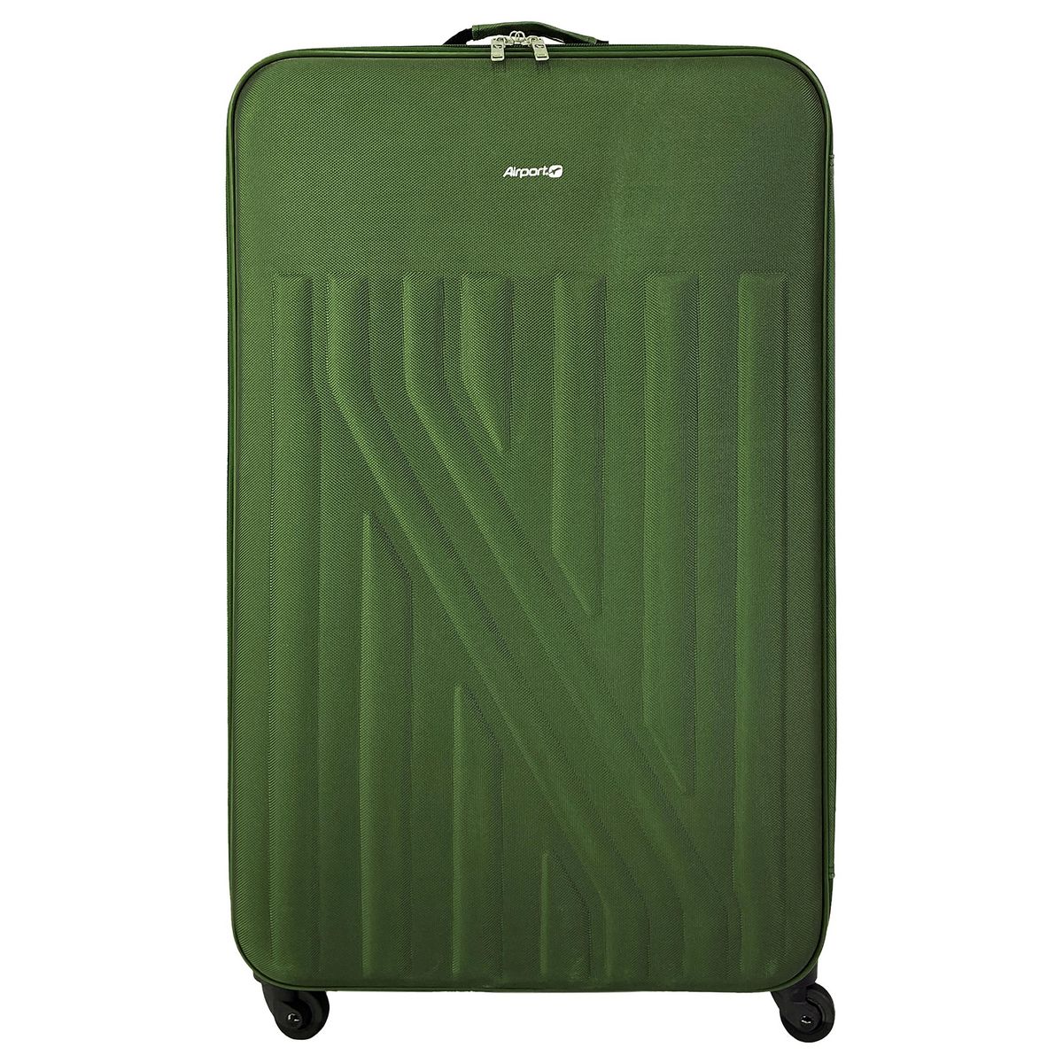 AIRPORT Valise souple 4 roues vert 75x45x26cm Rail
