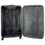 Voir la diapositive 2 : AIRPORT Valise souple 4 roues vert 75x45x26cm Rail