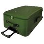 Voir la diapositive 4 : AIRPORT Valise souple 4 roues vert 75x45x26cm Rail