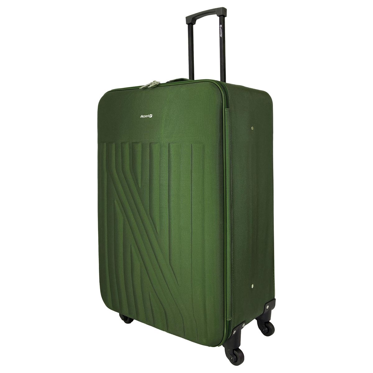 AIRPORT Valise souple 4 roues vert 75x45x26cm Rail
