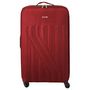 Voir la diapositive 1 : AIRPORT Valise souple polyester rouge 4 roues 65x40x23cm Rail
