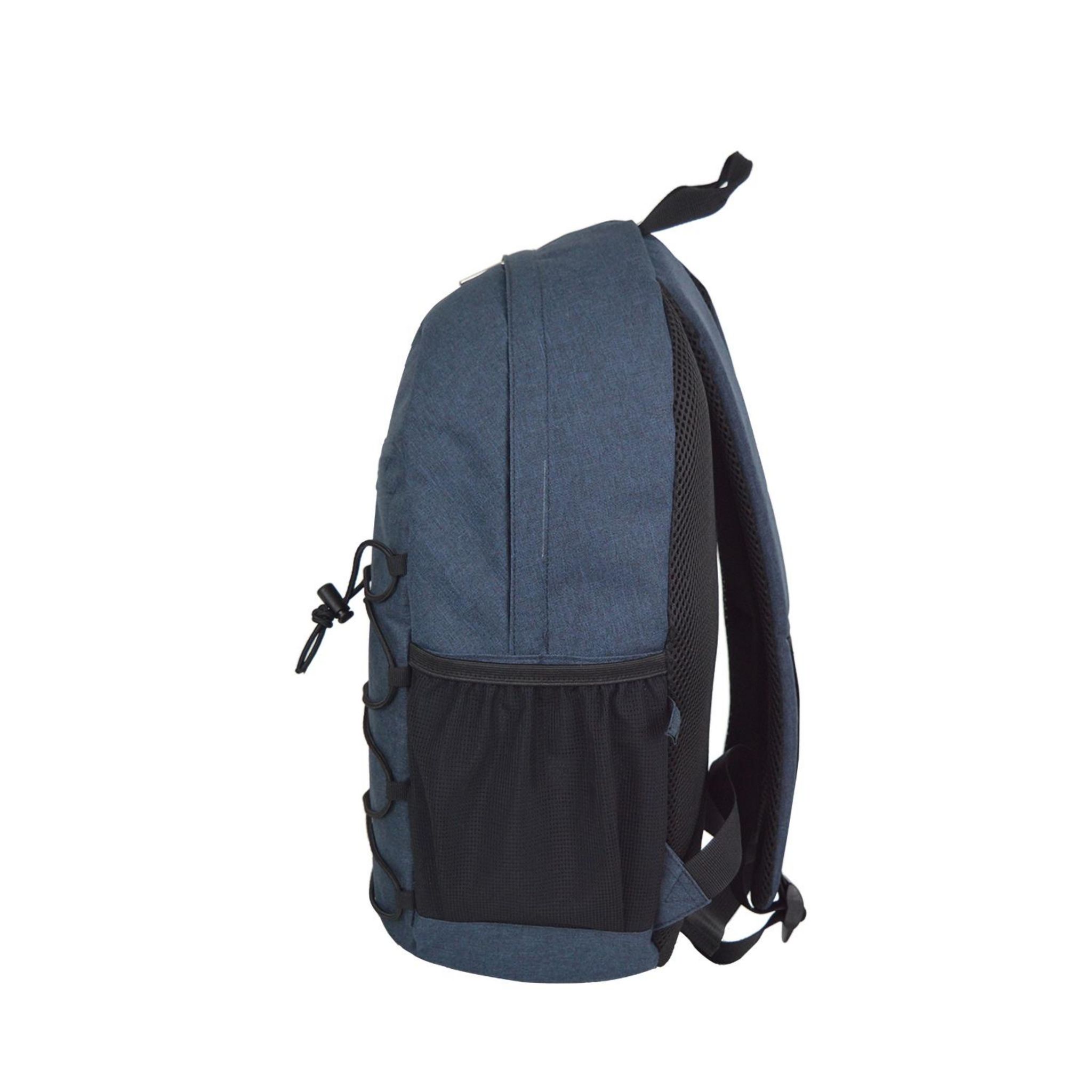 Voir la diapositive 3 : AIRPORT Sac à dos polyester bleu 44,5x29x3cm