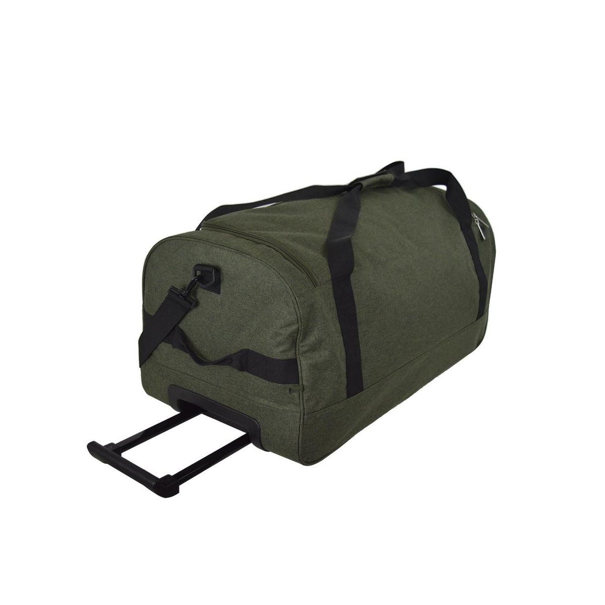 AIRPORT Sac de voyage à roulettes polyester kaki 2 roues 65x33x14cm