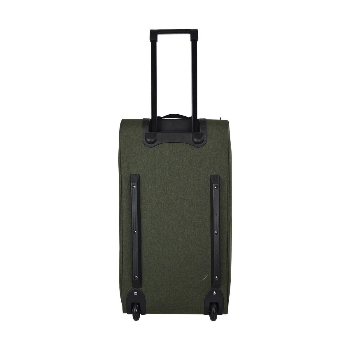 AIRPORT Sac de voyage à roulettes polyester kaki 2 roues 65x33x14cm