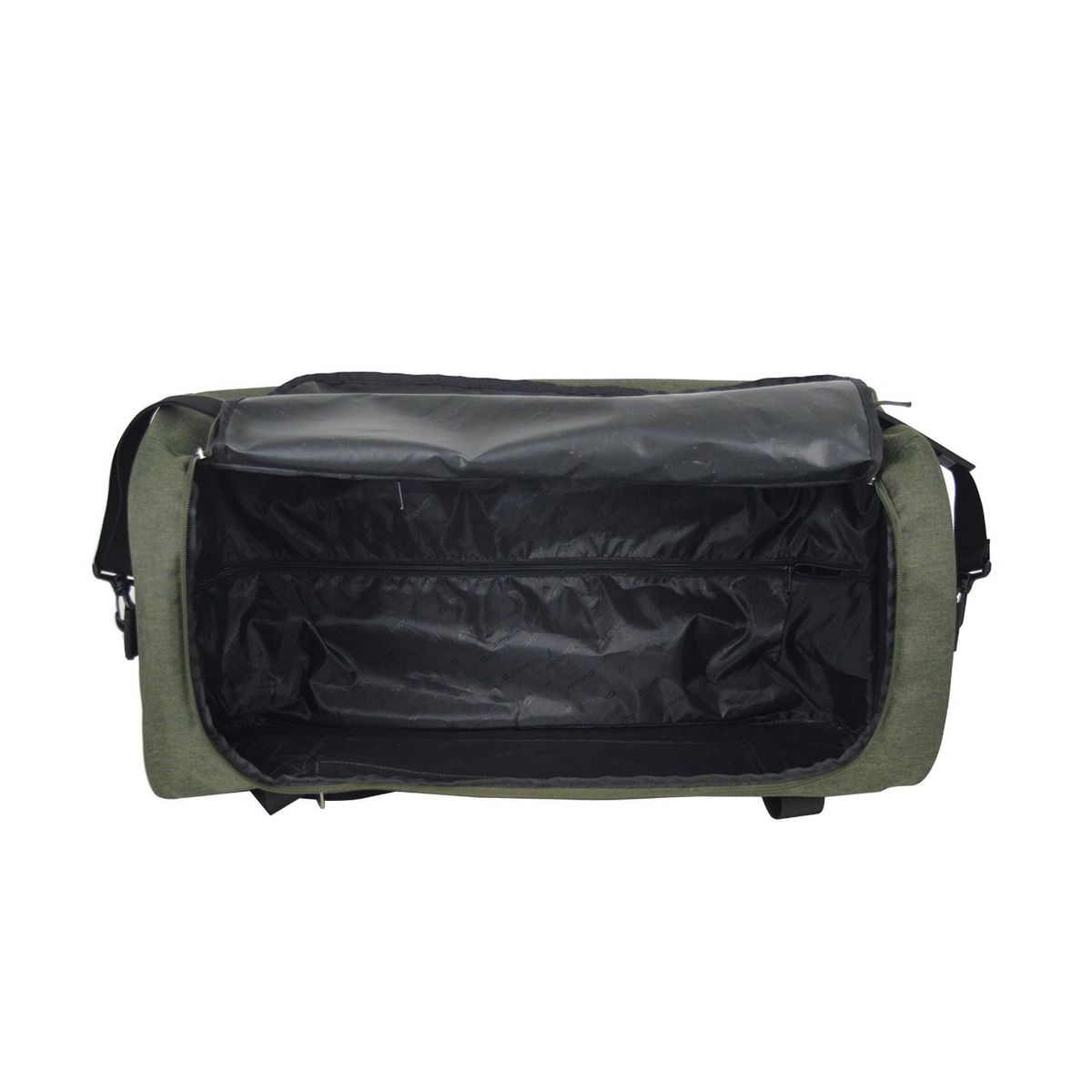 AIRPORT Sac de voyage à roulettes polyester kaki 2 roues 65x33x14cm