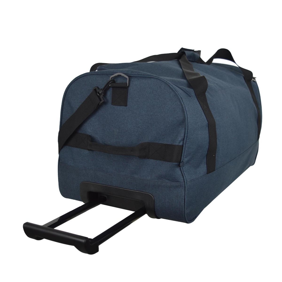 AIRPORT Sac de voyage à roulettes polyester bleu 2 roues 65x33x14cm