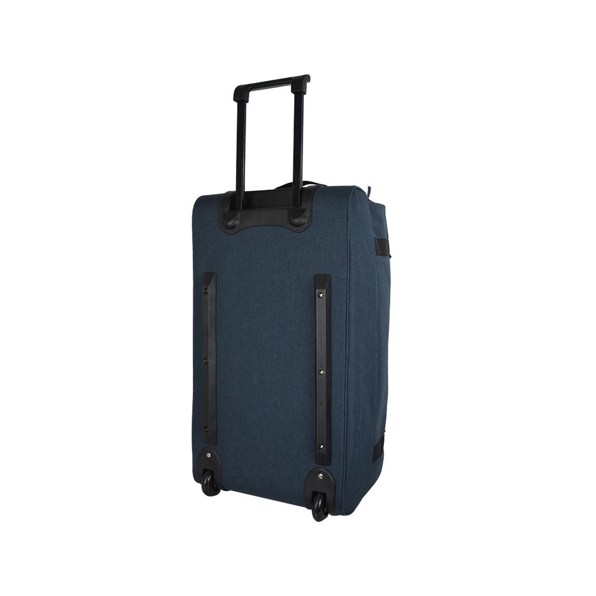 AIRPORT Sac de voyage à roulettes polyester bleu 2 roues 65x33x14cm