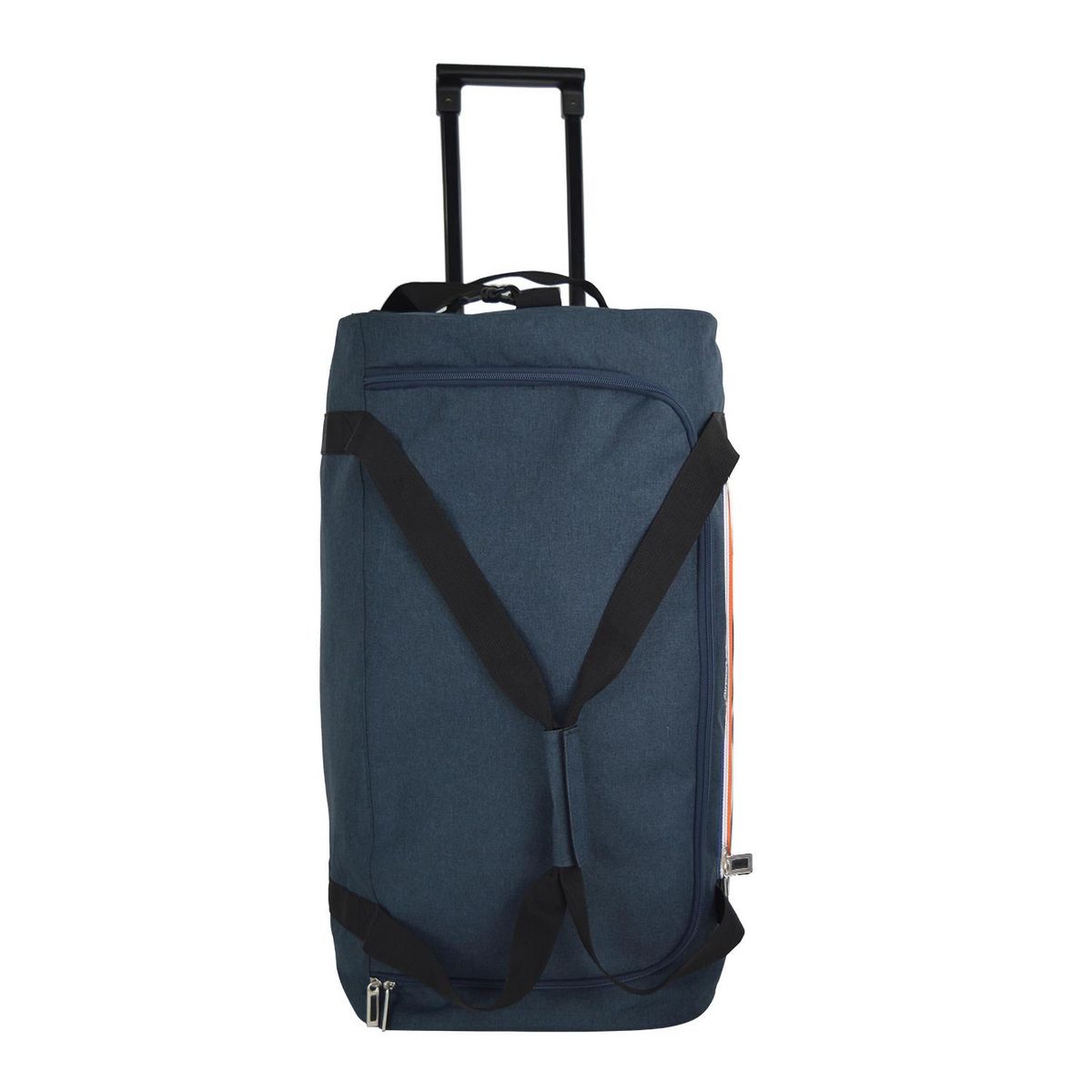 AIRPORT Sac de voyage à roulettes polyester bleu 2 roues 65x33x14cm