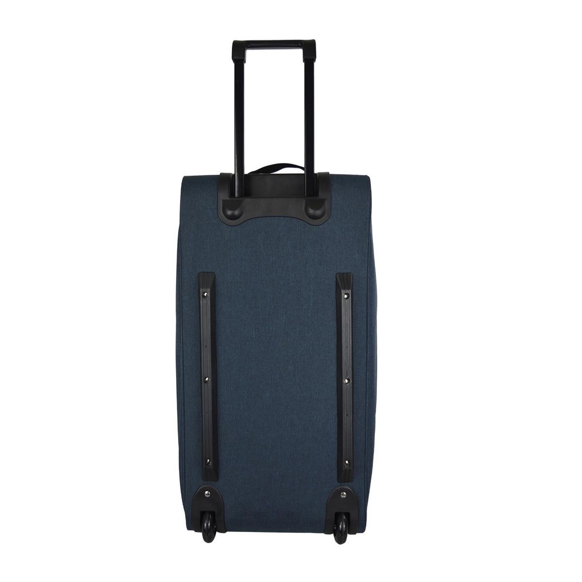 AIRPORT Sac de voyage à roulettes polyester bleu 2 roues 65x33x14cm