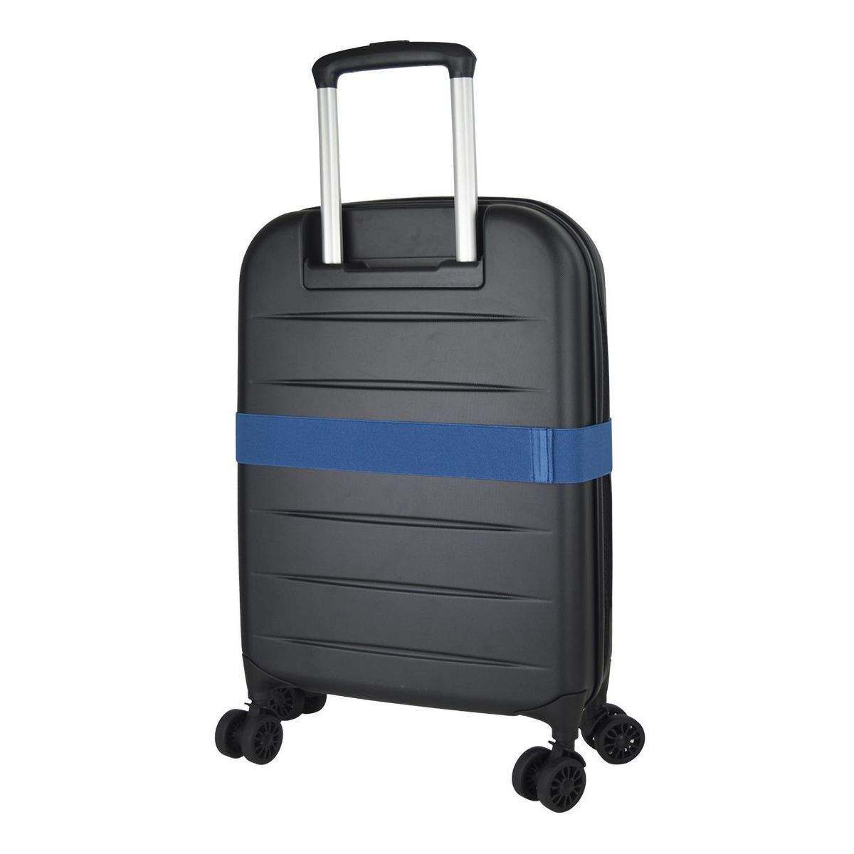 AIRPORT Valise rigide ABS noir 8 roues 71x45x9cm Pliable