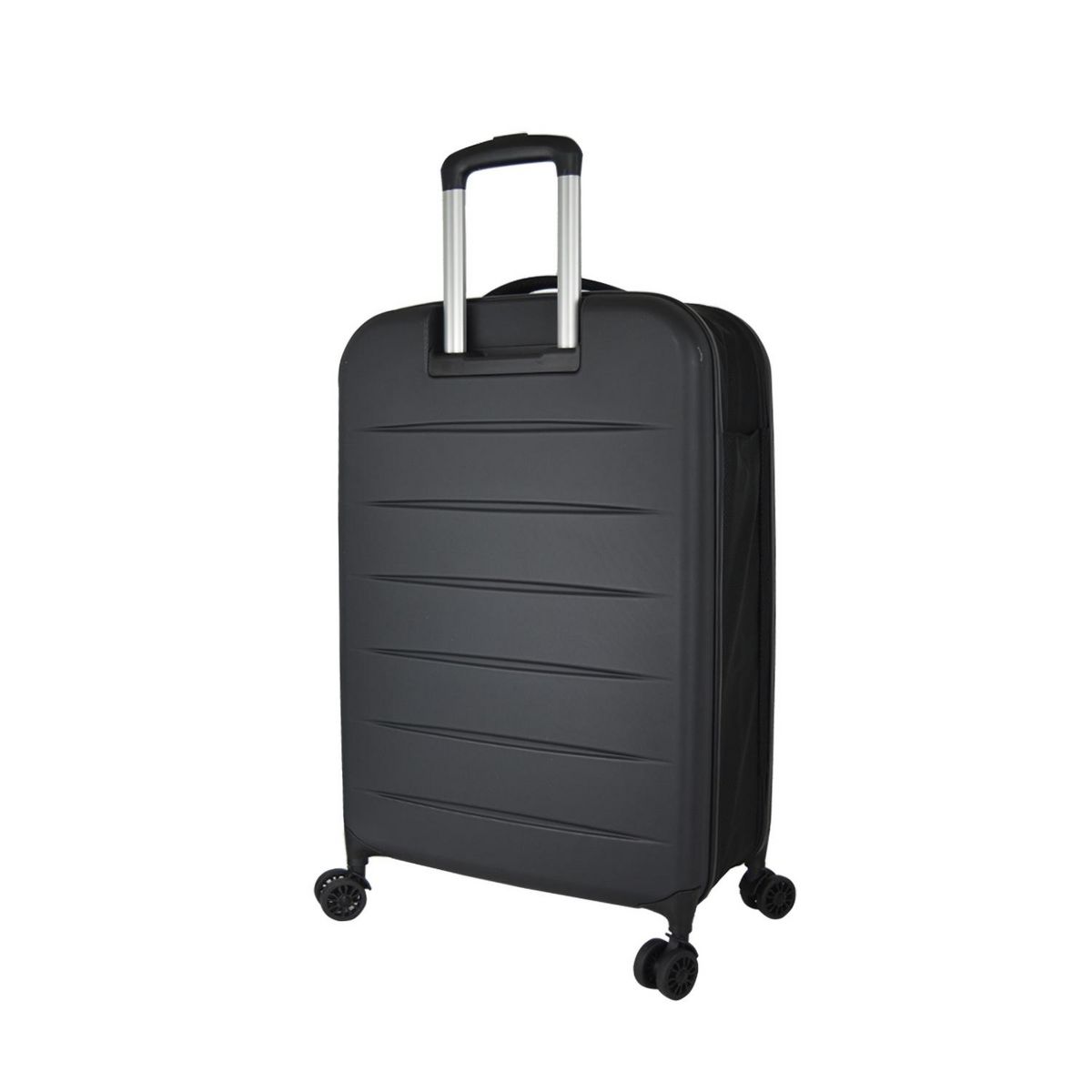 AIRPORT Valise rigide ABS noir 8 roues 71x45x9cm Pliable