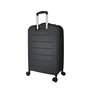 Voir la diapositive 12 : AIRPORT Valise rigide ABS noir 8 roues 71x45x9cm Pliable