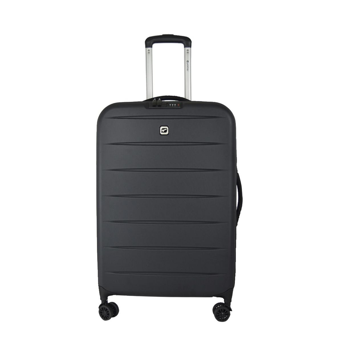 AIRPORT Valise rigide ABS noir 8 roues 71x45x9cm Pliable
