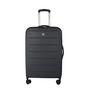 Voir la diapositive 9 : AIRPORT Valise rigide ABS noir 8 roues 71x45x9cm Pliable