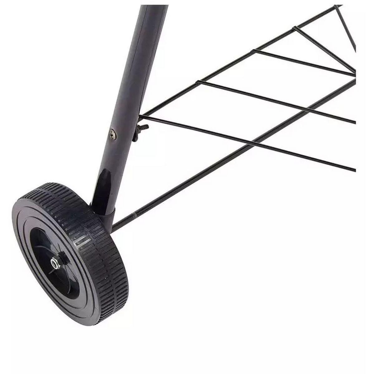 GARDENSTAR Barbecue charbon rond - Acier - 50.5x50x70cm