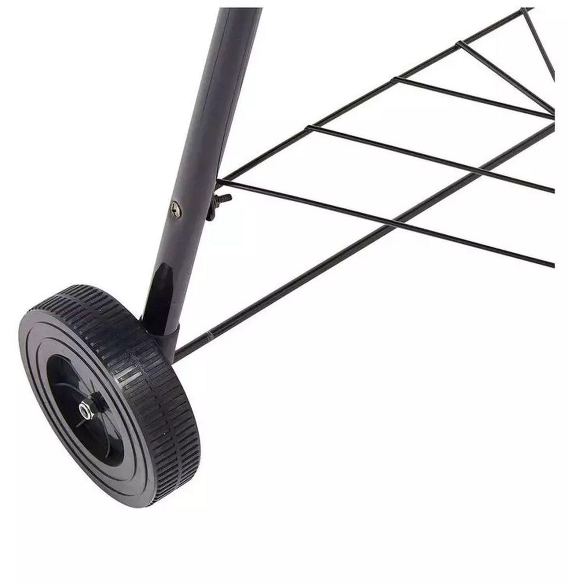 Voir la diapositive 3 : GARDENSTAR Barbecue charbon rond - Acier - 50.5x50x70cm