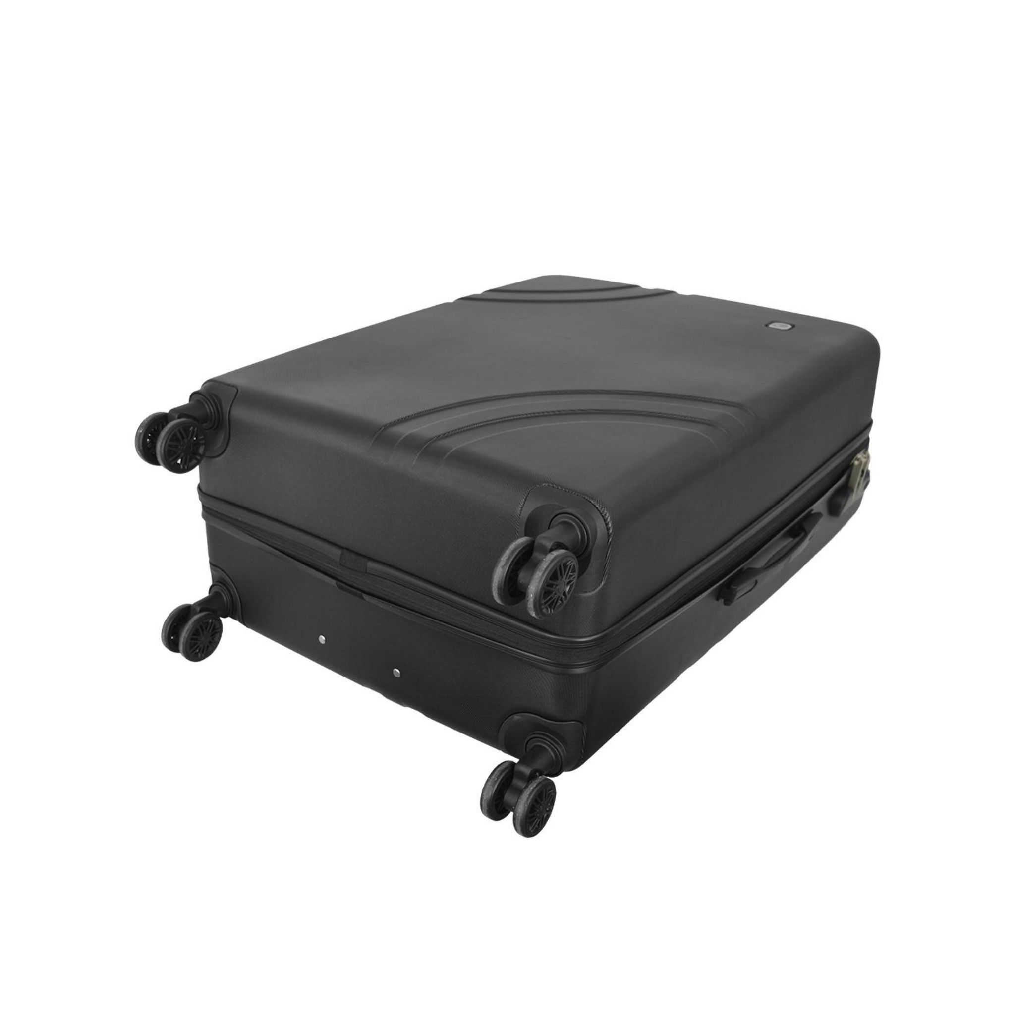 Voir la diapositive 3 : AIRPORT Valise rigide ABS noir 8 roues 76x53x29cm Wave