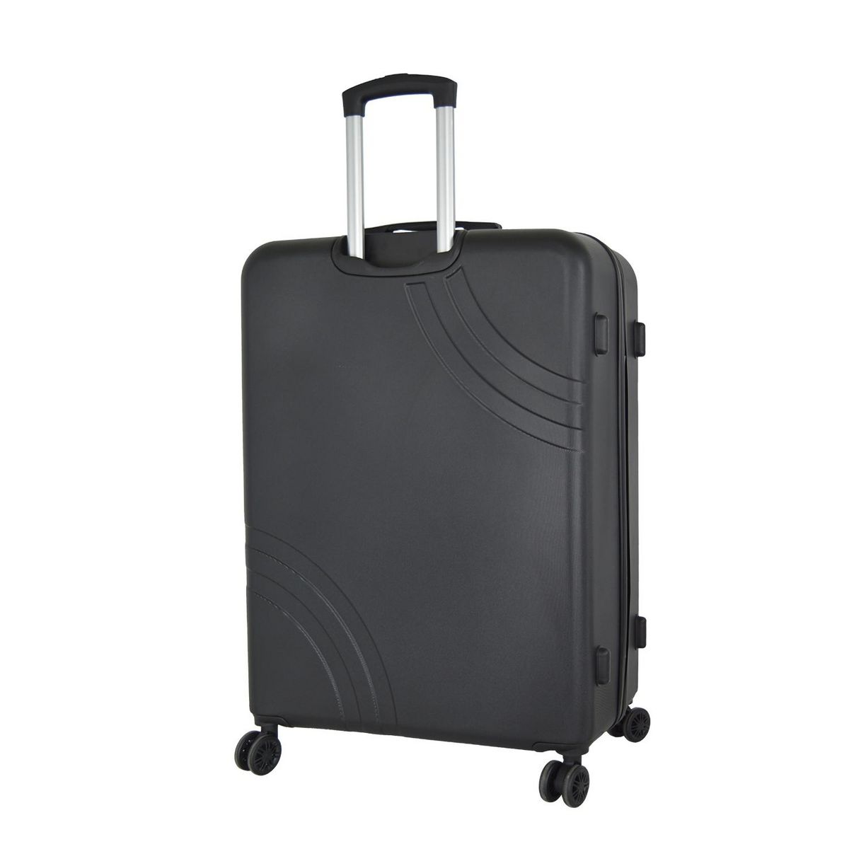 AIRPORT Valise rigide ABS noir 8 roues 76x53x29cm Wave