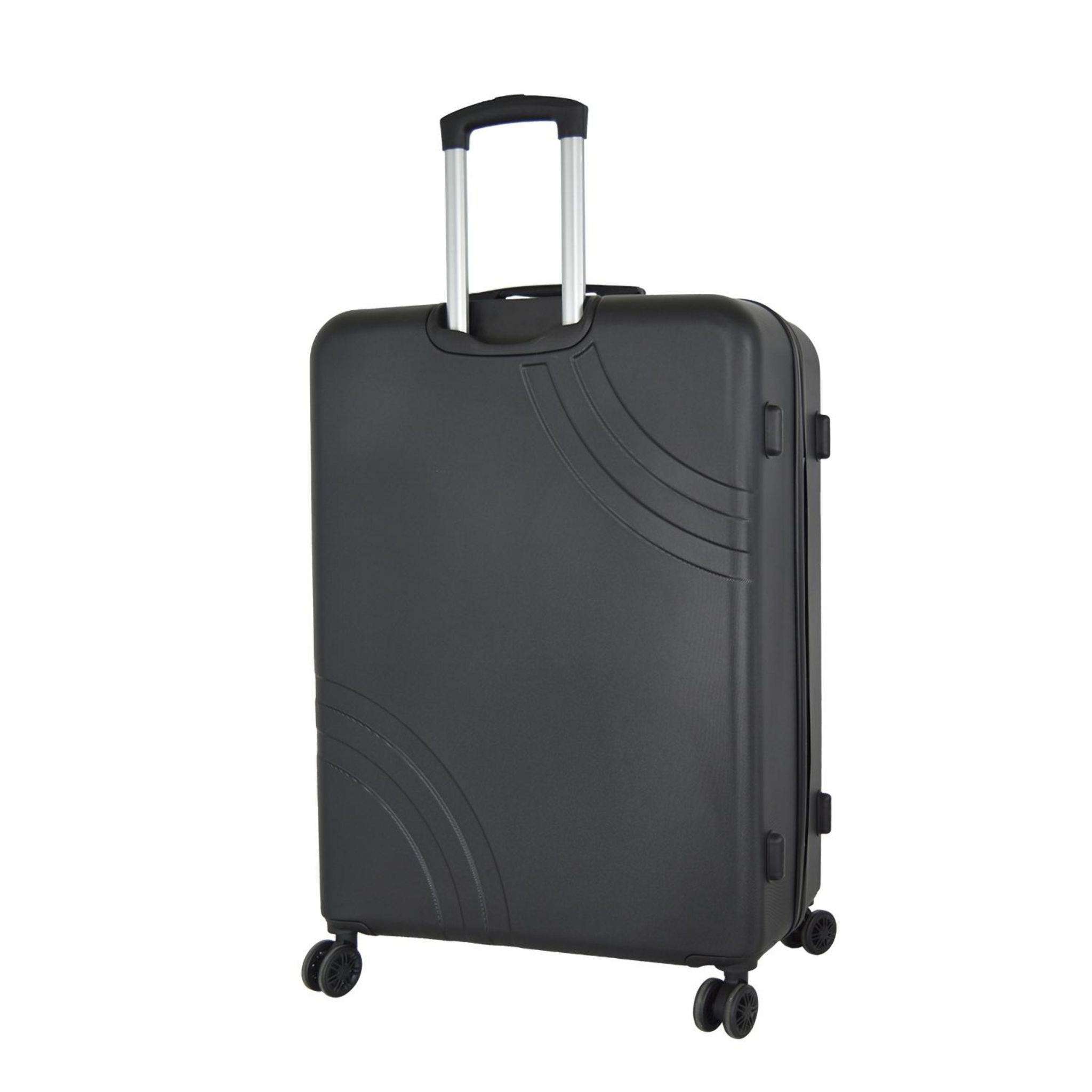 Voir la diapositive 4 : AIRPORT Valise rigide ABS noir 8 roues 76x53x29cm Wave