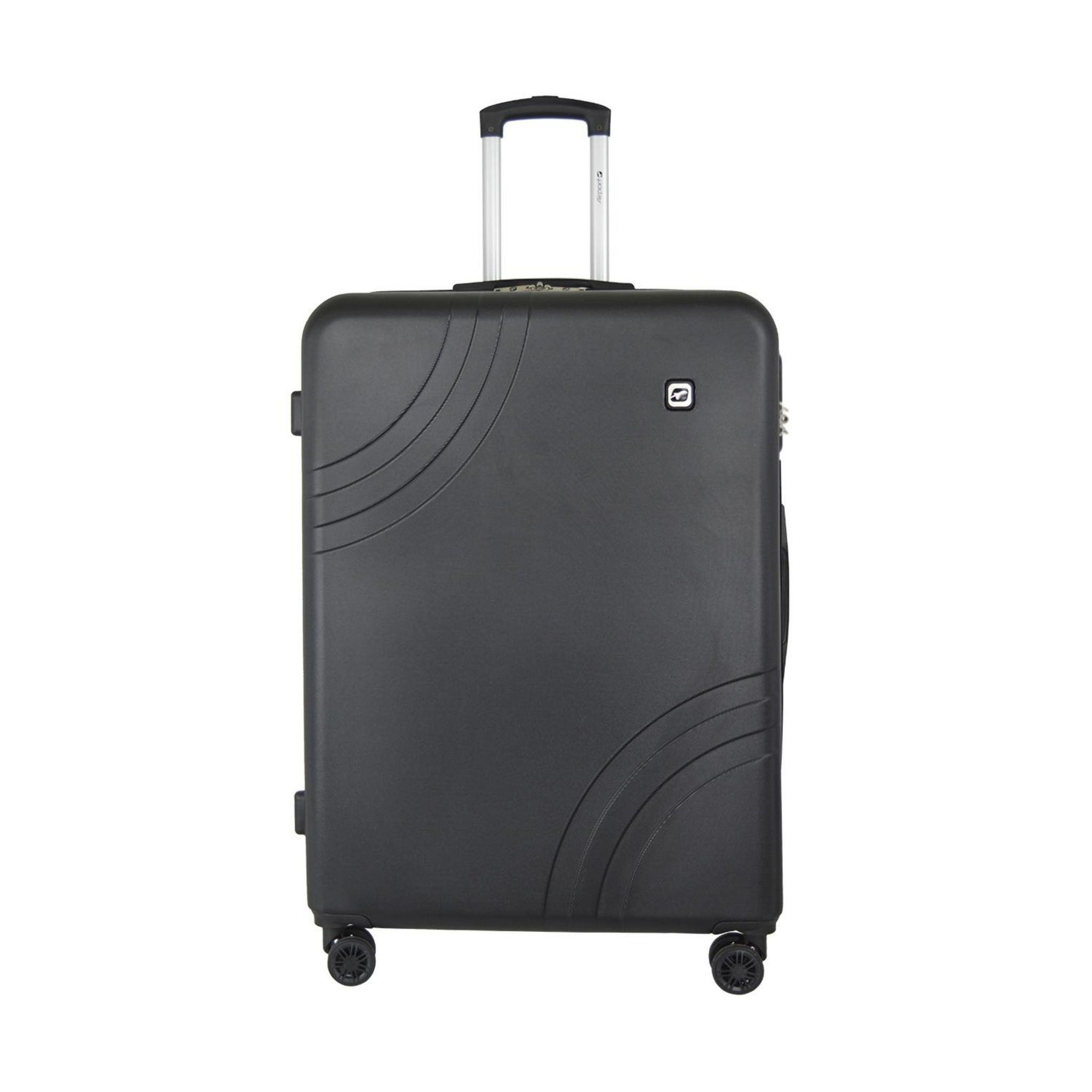 Voir la diapositive 7 : AIRPORT Valise rigide ABS noir 8 roues 76x53x29cm Wave