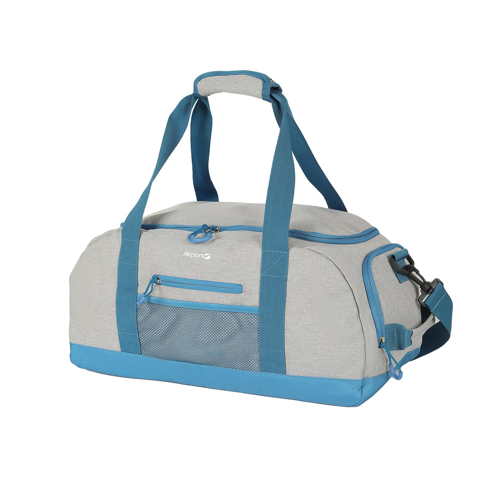 Voir la diapositive 6 : AIRPORT Sac de voyage bleu polyester 60cm