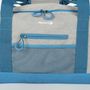 Voir la diapositive 4 : AIRPORT Sac de voyage bleu polyester 60cm