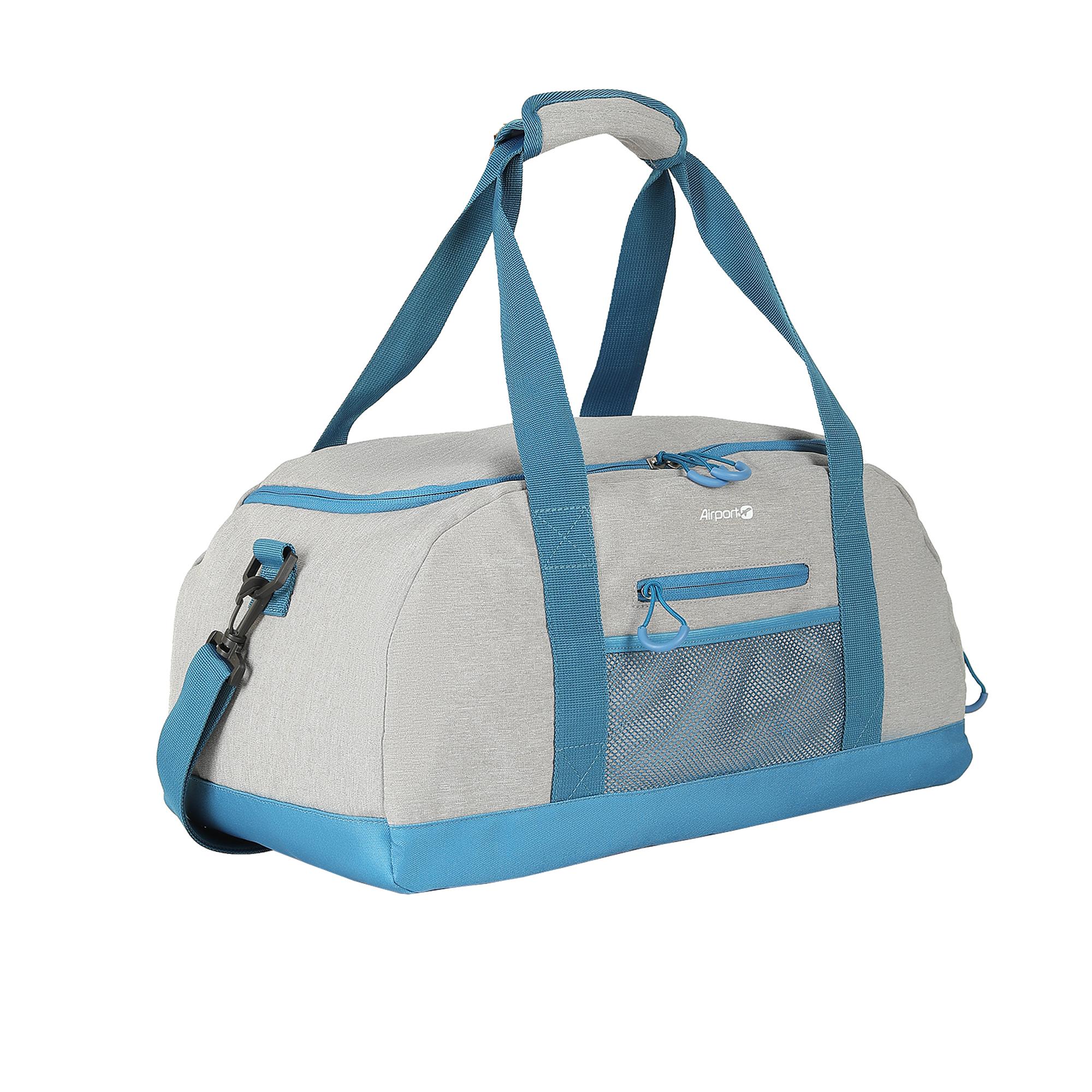 Voir la diapositive 2 : AIRPORT Sac de voyage bleu polyester 60cm