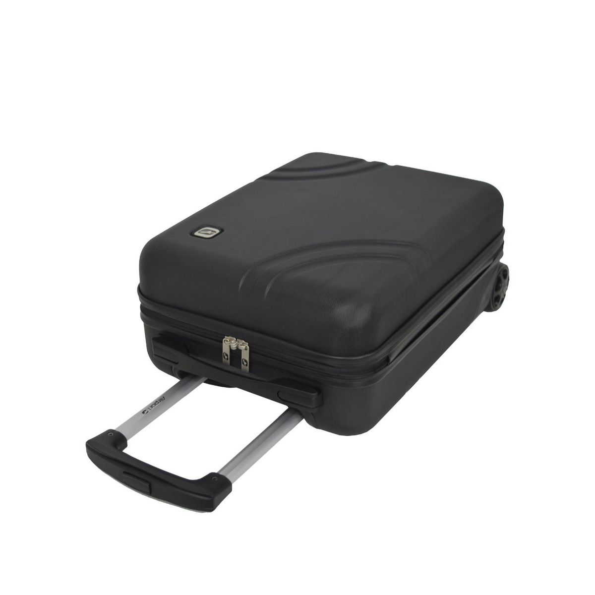 AIRPORT Valise rigide ABS noir 2 roues 45x31x18cm Wave