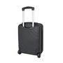Voir la diapositive 3 : AIRPORT Valise rigide ABS noir 2 roues 45x31x18cm Wave