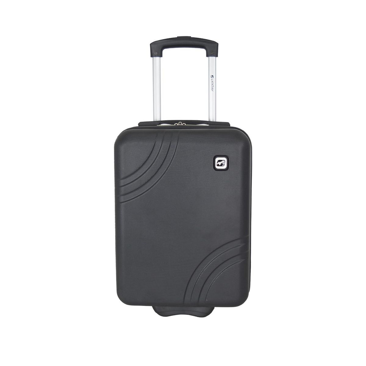 AIRPORT Valise rigide ABS noir 2 roues 45x31x18cm Wave