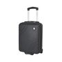 Voir la diapositive 5 : AIRPORT Valise rigide ABS noir 2 roues 45x31x18cm Wave