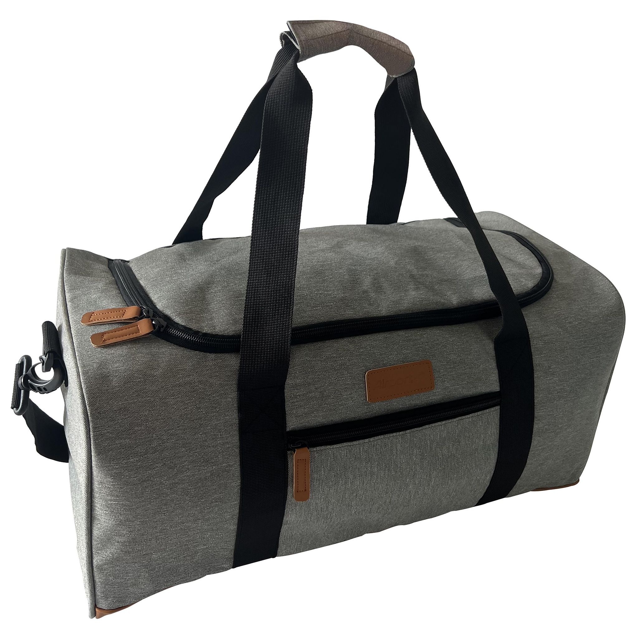 Voir la diapositive 3 : AIRPORT Sac voyage RPET gris 50cm