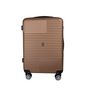 Voir la diapositive 1 : AIRPORT Valise rigide extensible ABS marron - 8 roues - 75x50x30cm - Zen