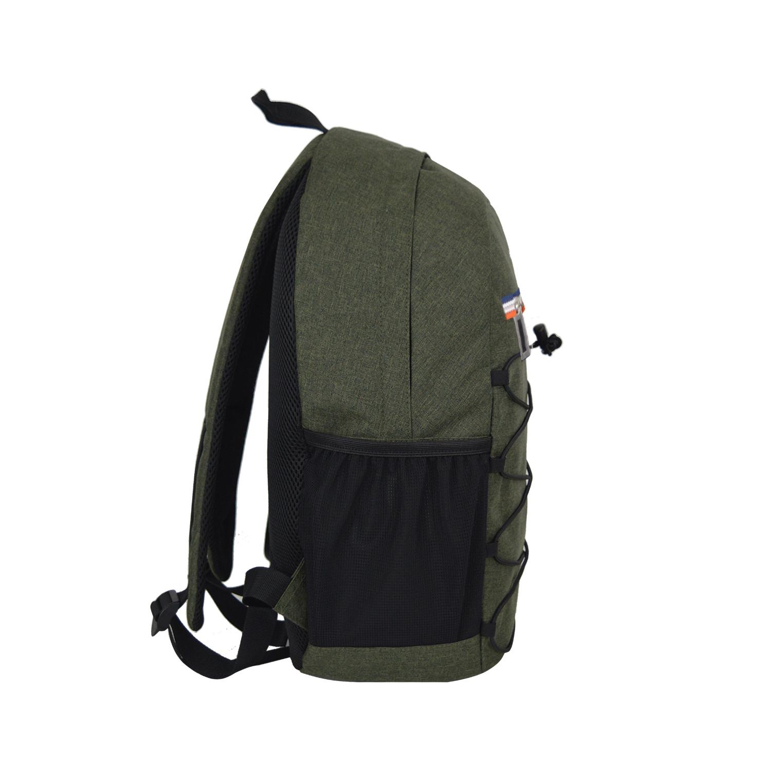 Voir la diapositive 3 : AIRPORT Sac à dos polyester kaki 44,5x29x3cm