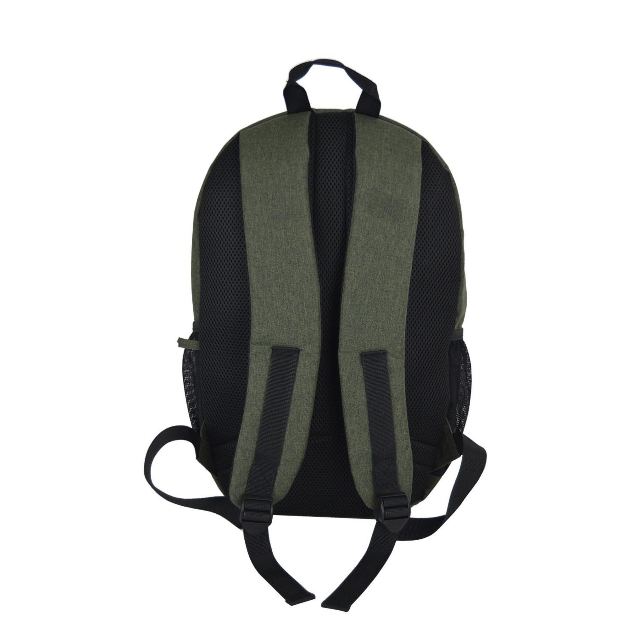 Voir la diapositive 2 : AIRPORT Sac à dos polyester kaki 44,5x29x3cm